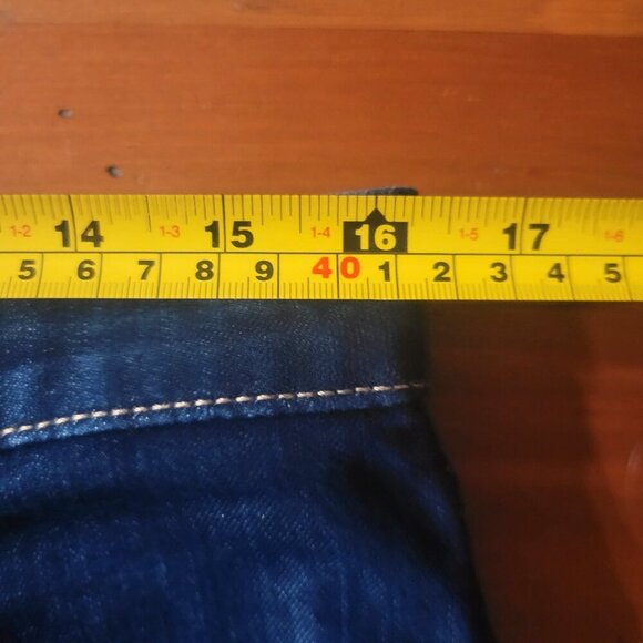 David Kahn Women's Dress Wide Leg Flare Jeans Dark Wash - Size - Picture 11 of 14